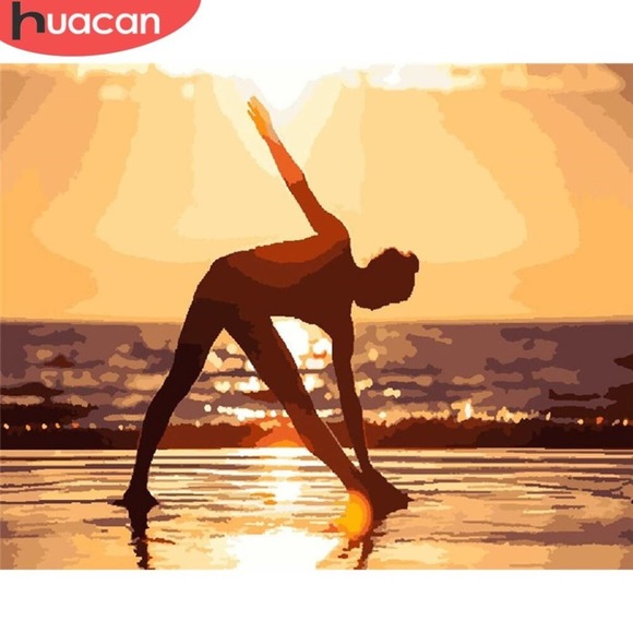 Paint By Number - Yoga Pose - Picture 1 of 4
